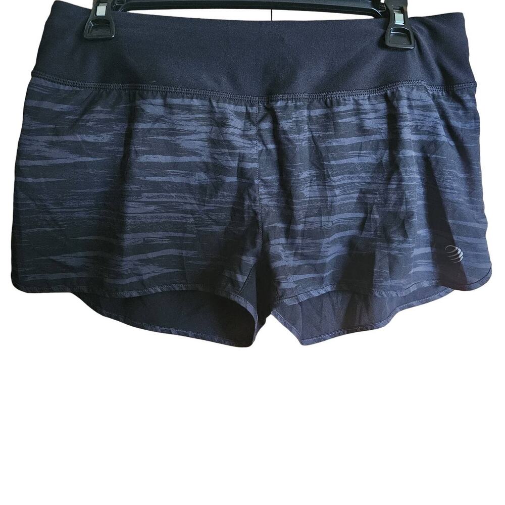 Black and Gray Mini Athletic Short with Pocket Size Medium